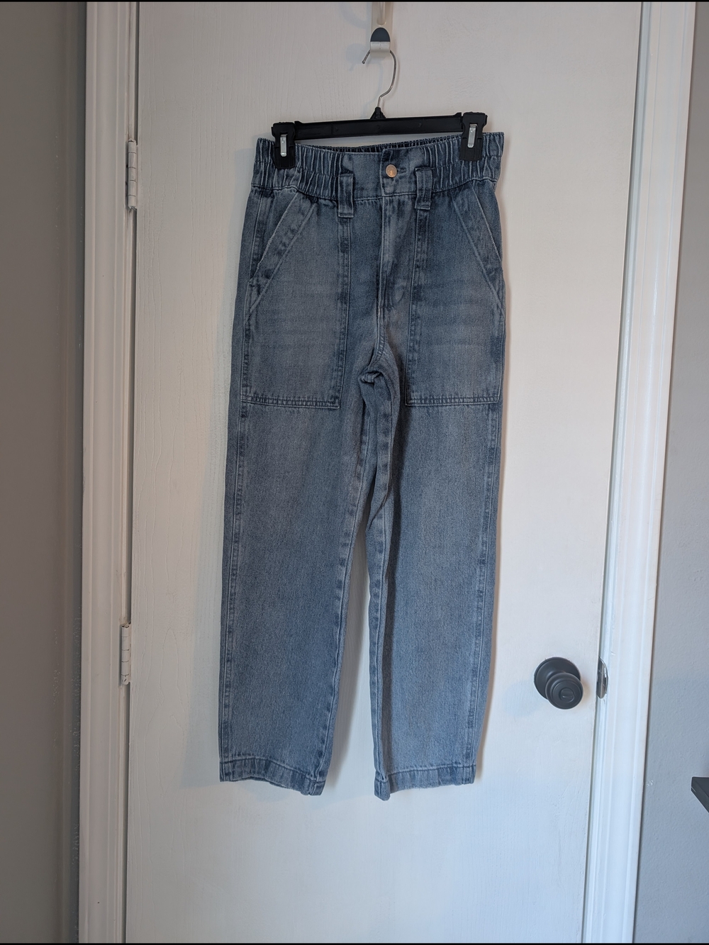 Highway Jeans light blue elastic waist denim